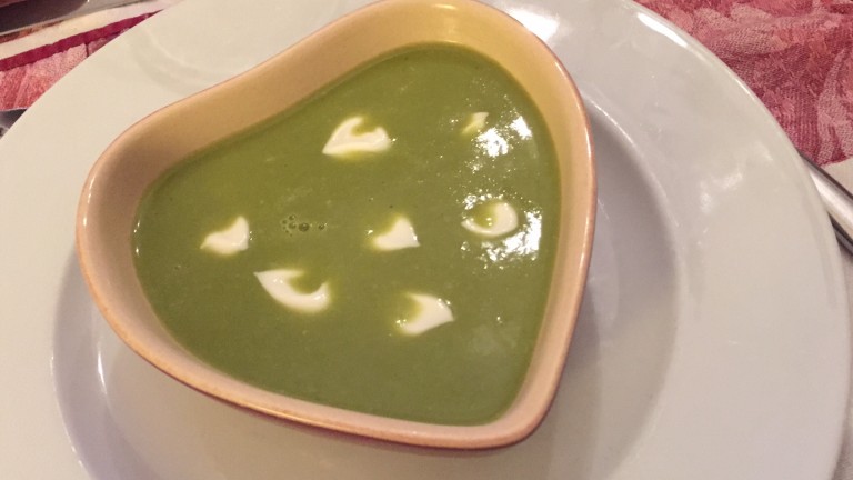 Soupe de haricots verts goût fumé