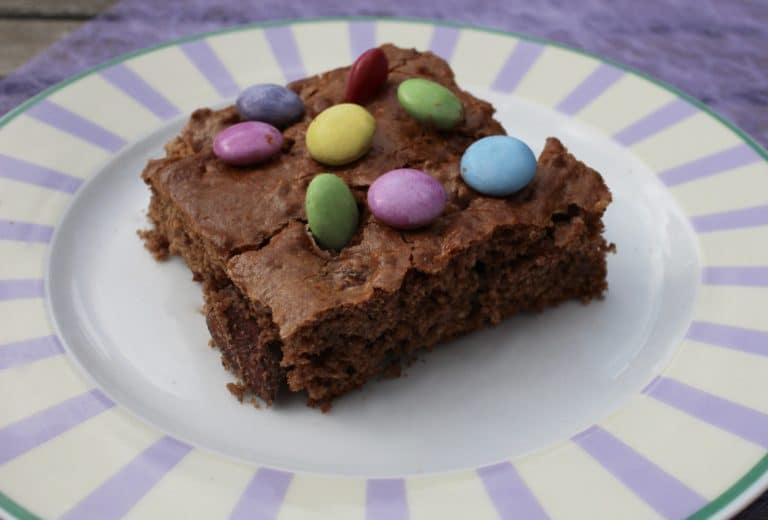 brownie nutella smarties