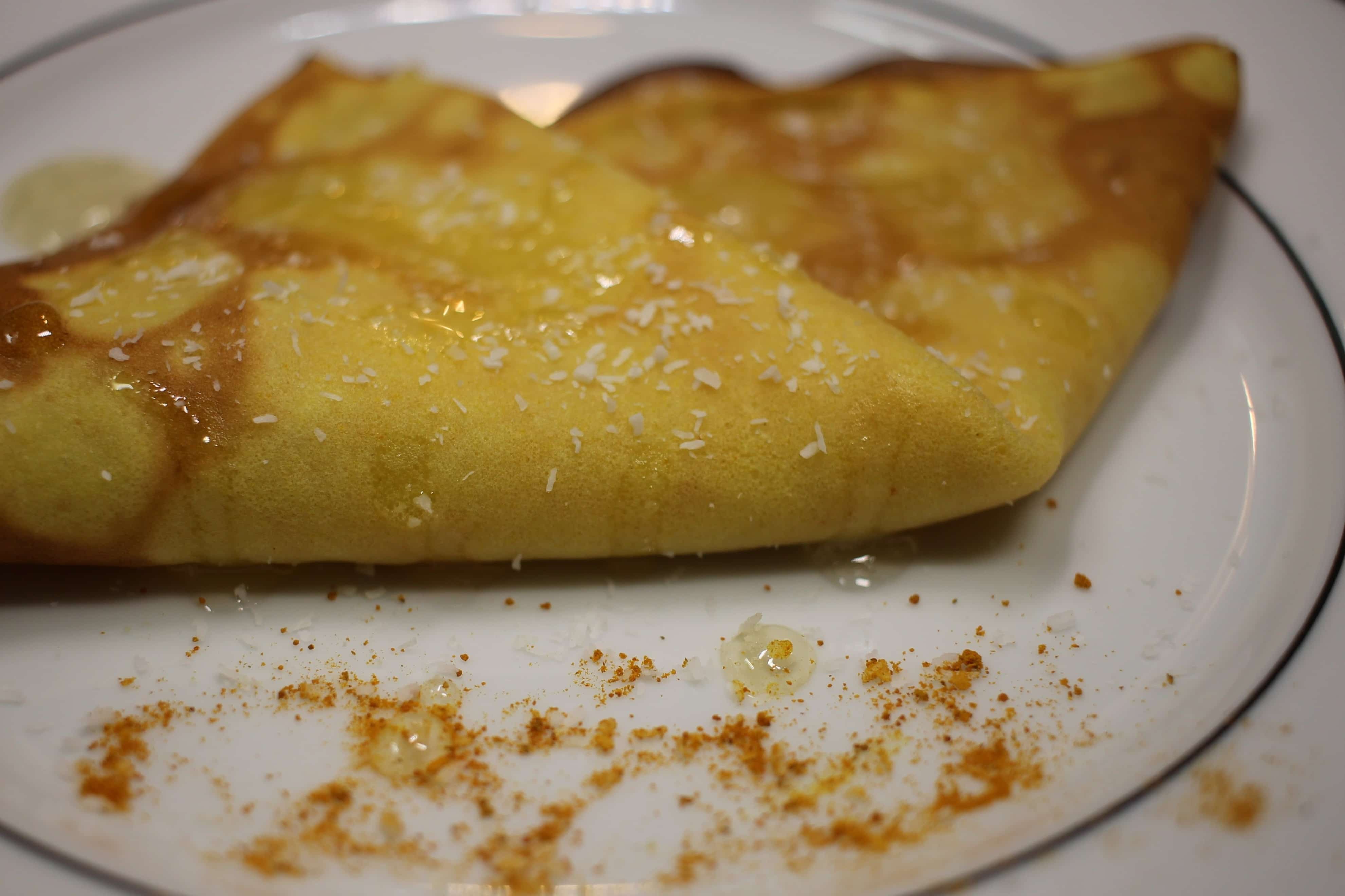 Crêpe coco curcuma
