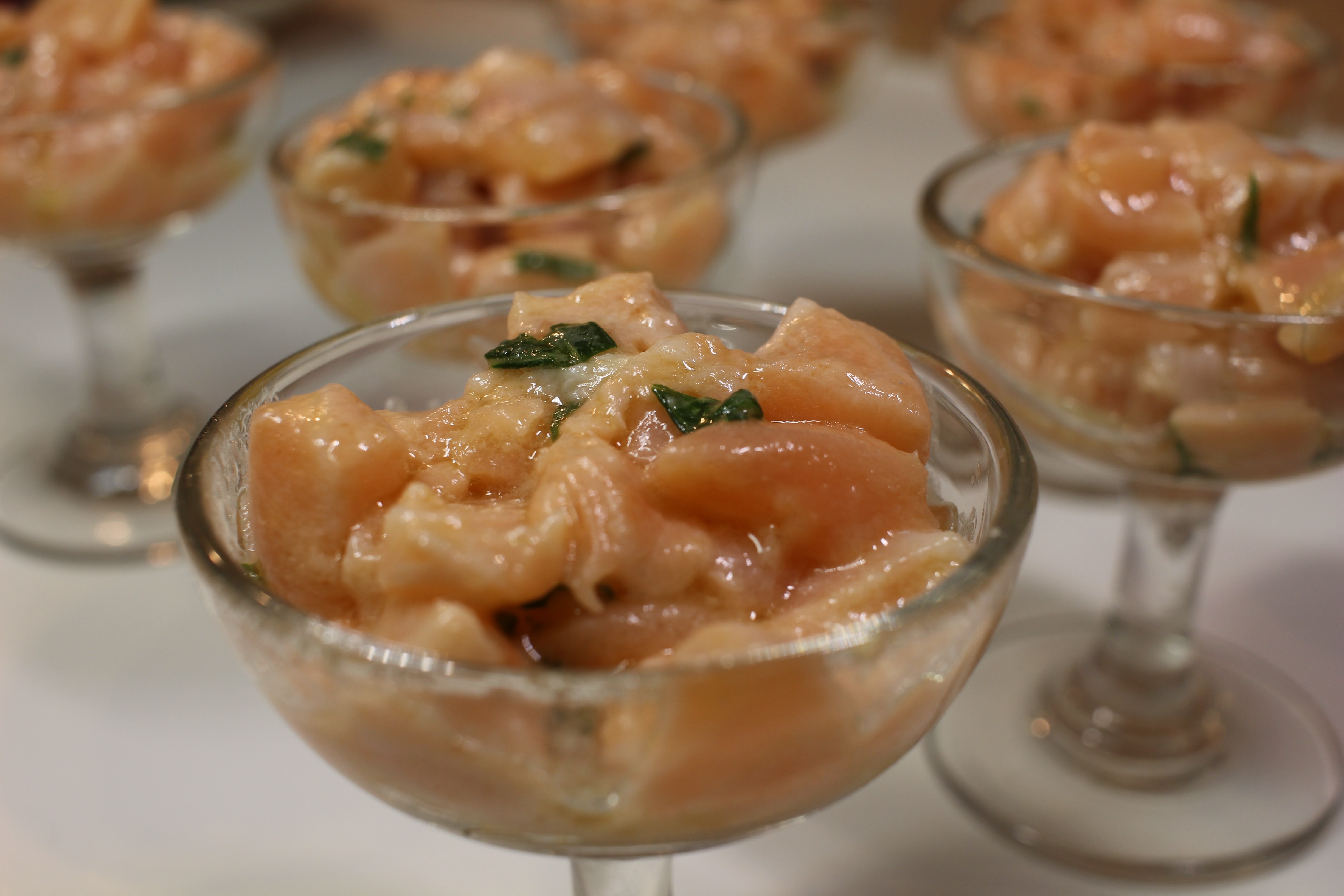tartare saumon basilic