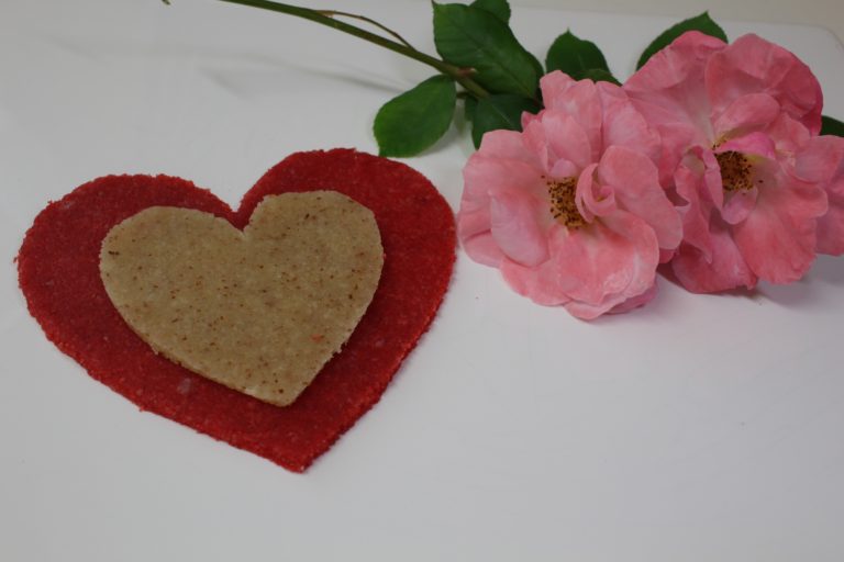 Coeur en pâte d&rsquo;amande