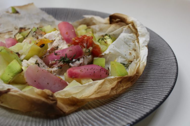 papillote poulet légumes