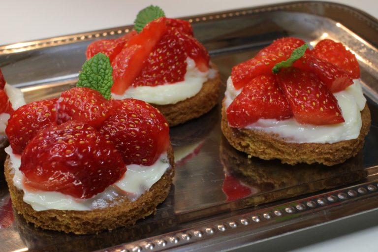 tartelette fraise citron vert