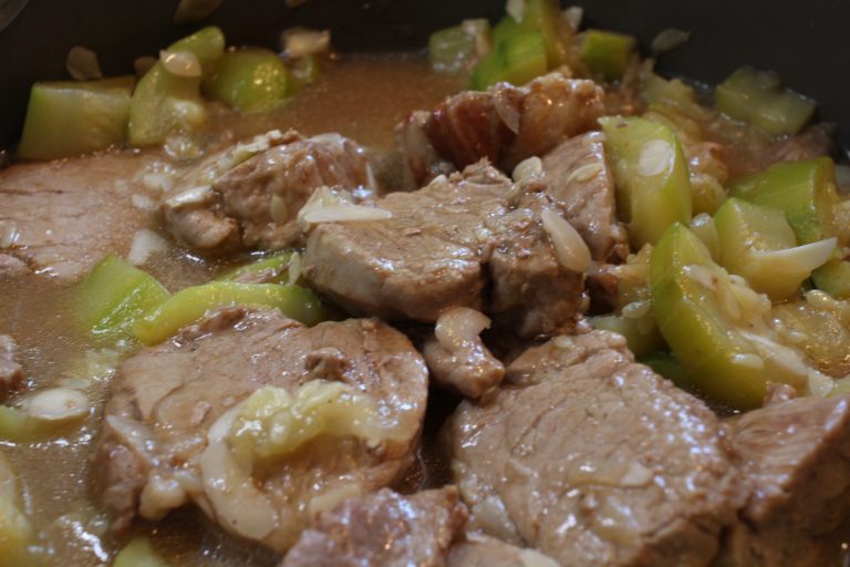 filet mignon aux courgettes