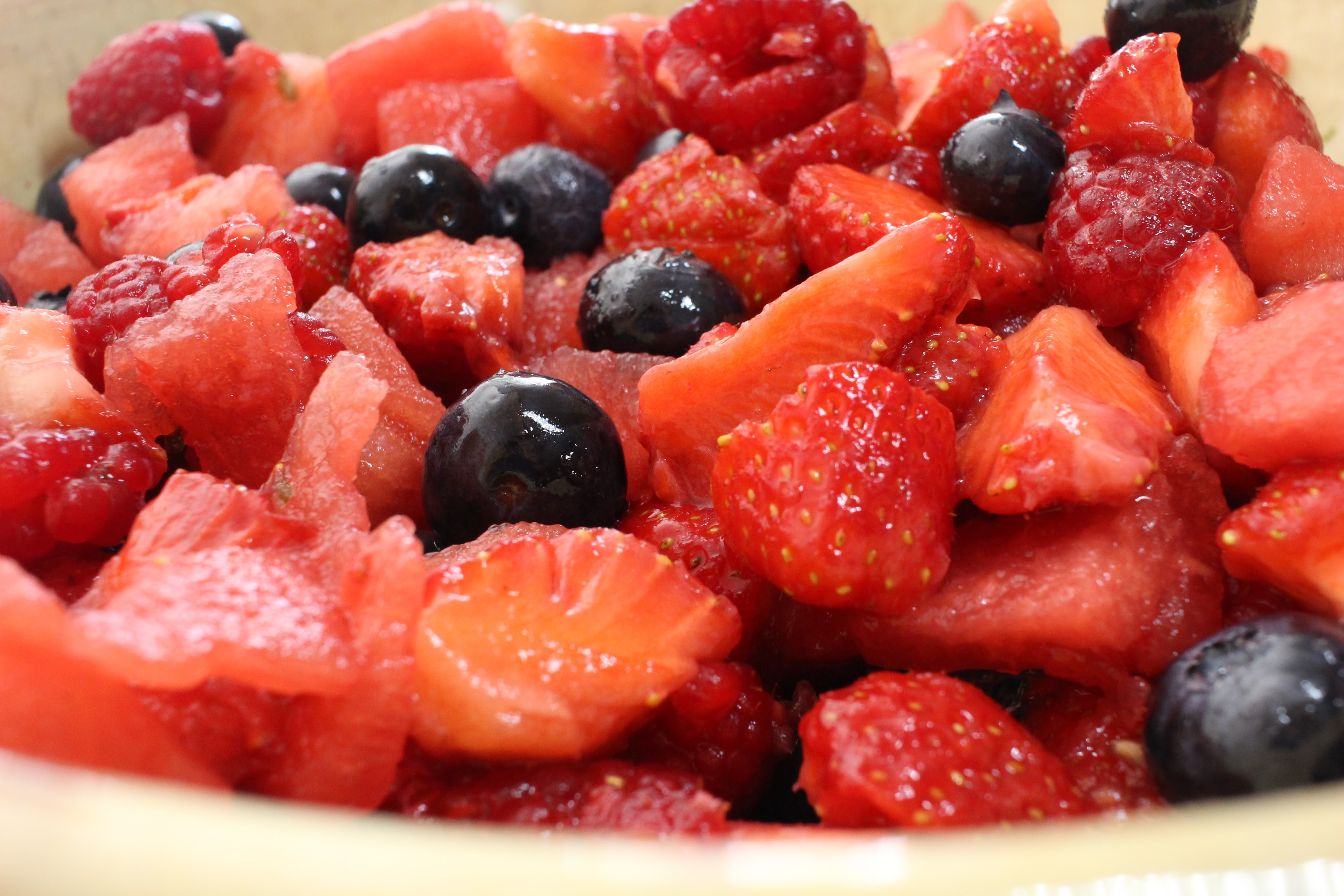 salade fruits rouges