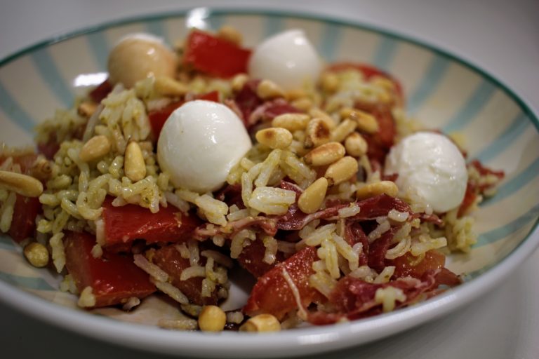 salade de riz au pistou