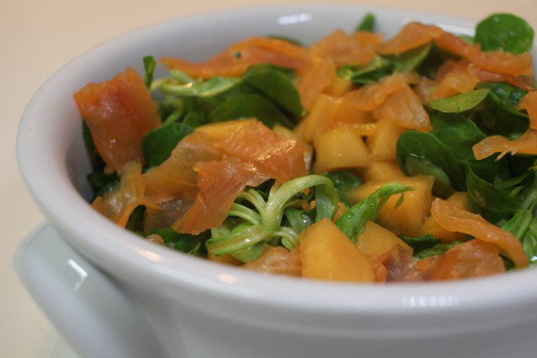 salade mache melon