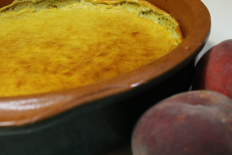 Flan pêche