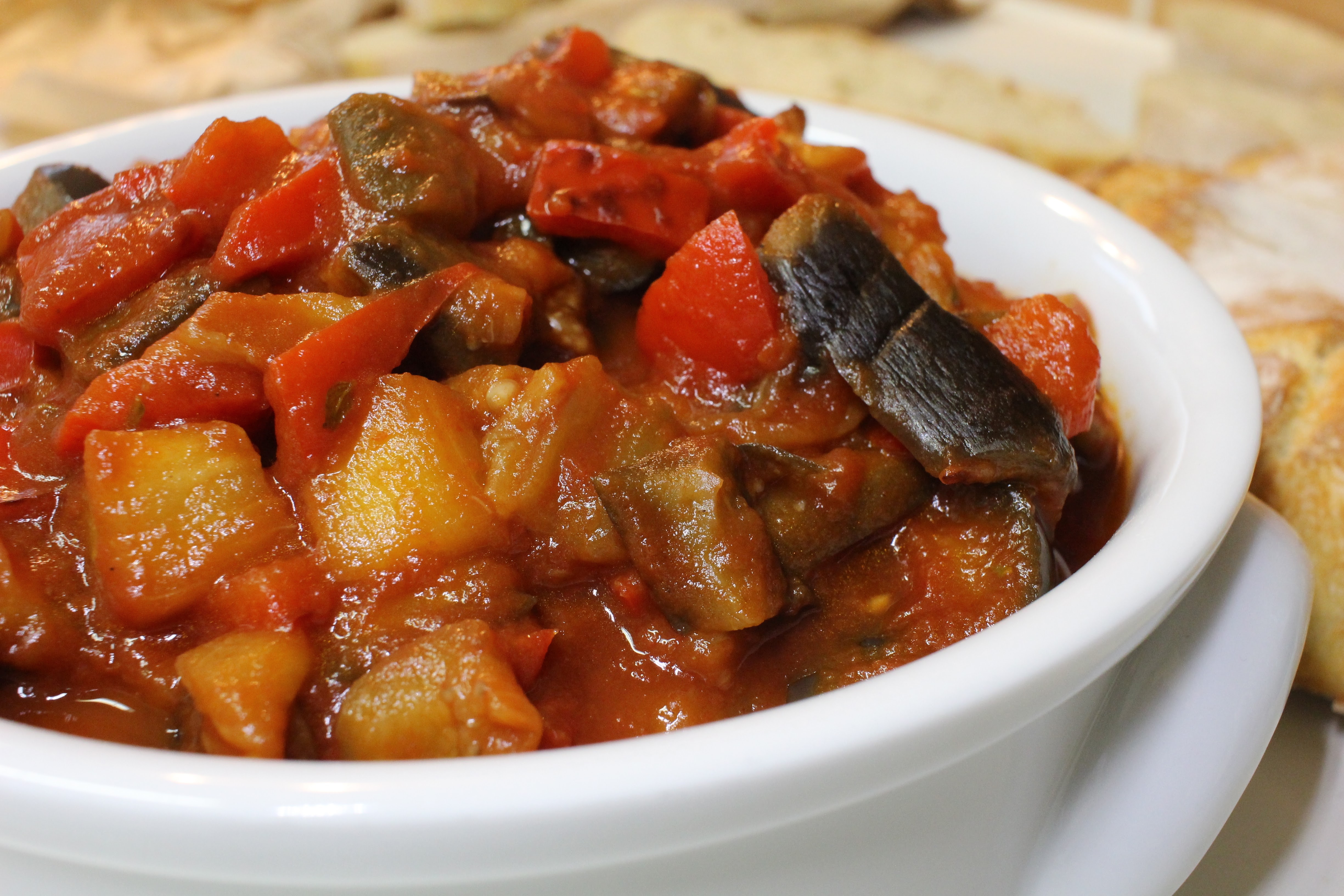compotée aubergines