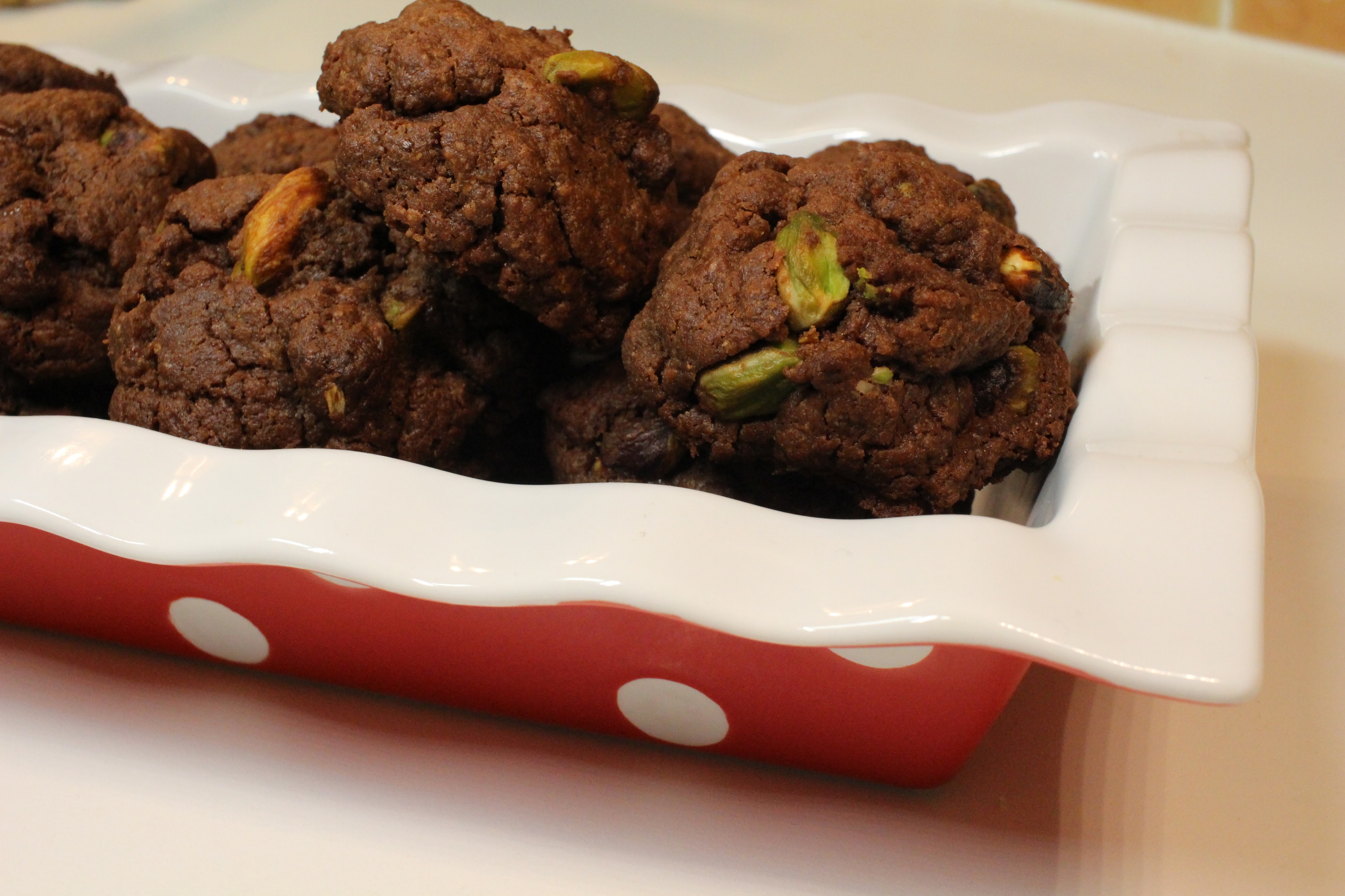 cookie chocolat pistache