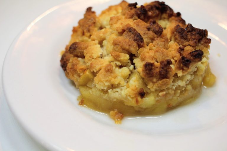 crumble pomme