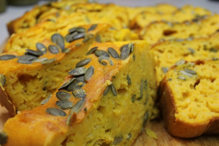 cake au potiron et graines de courge