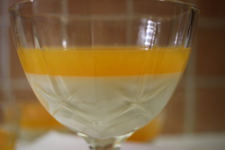 panna cotta chocolat blanc clémentine