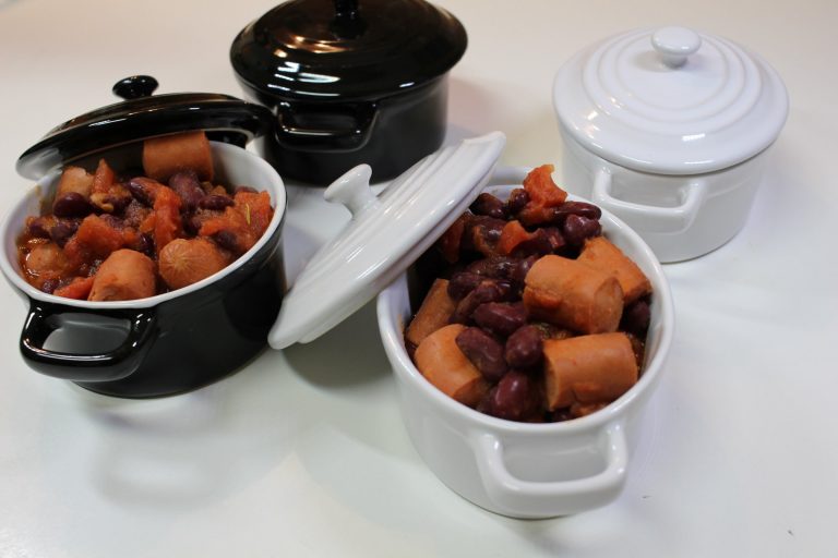 haricots rouges et saucisses