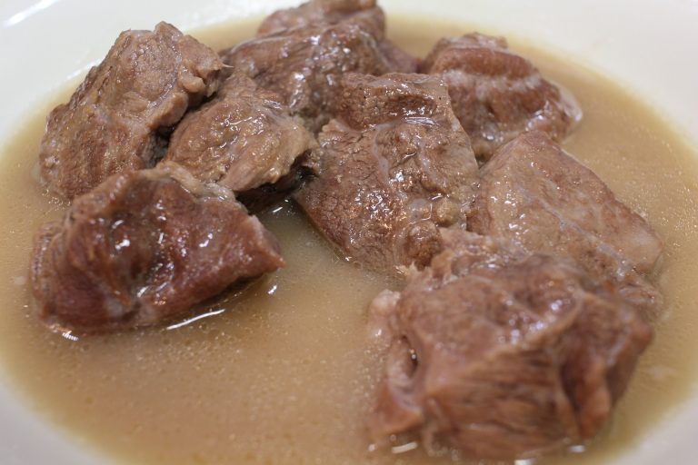 joues de porc au cidre
