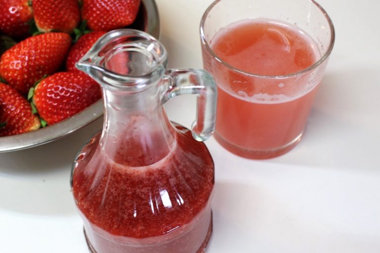 sirop de fraises