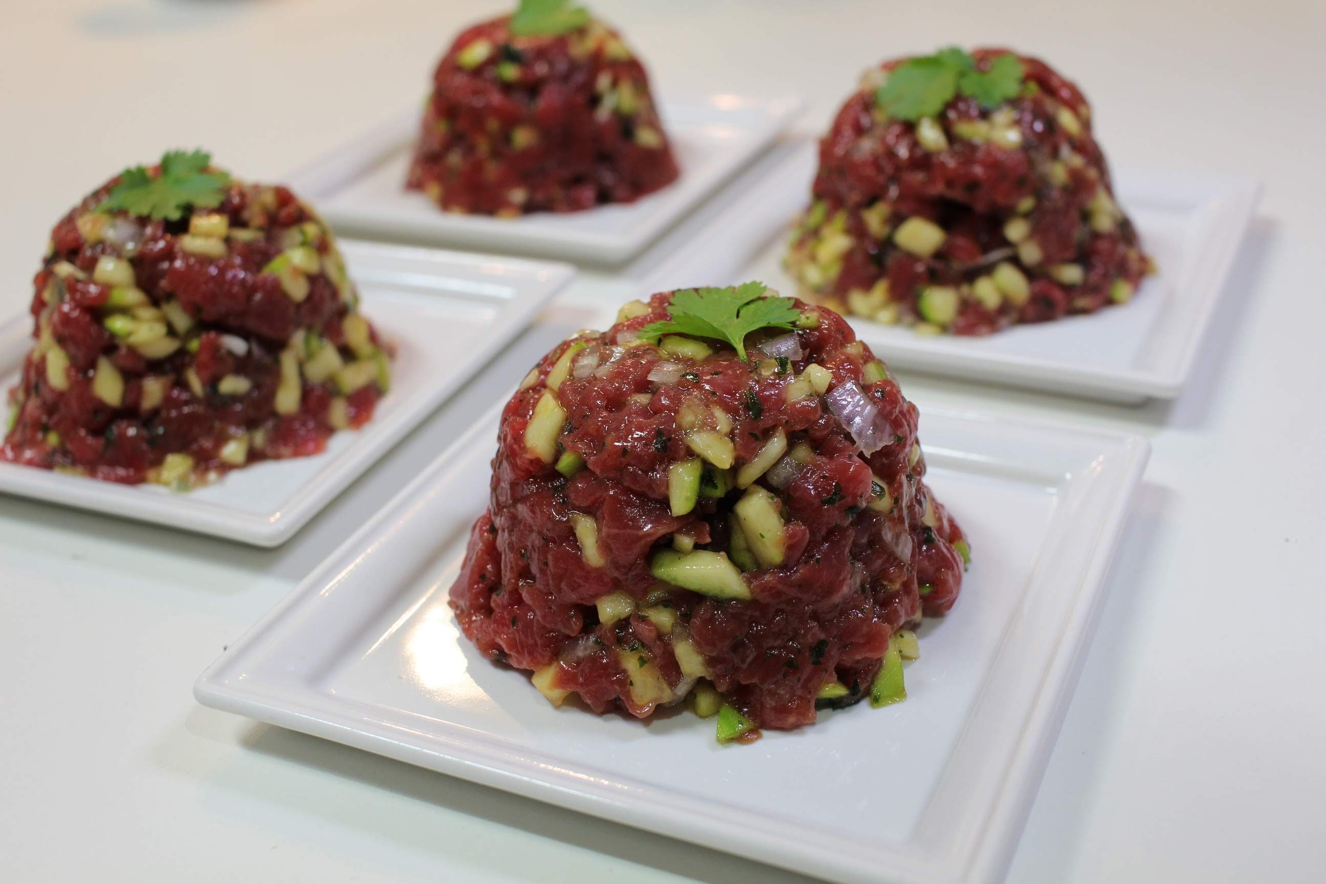 tartare de boeuf cacahuètes