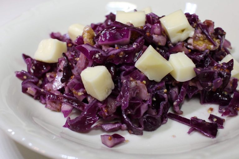 salade de chou rouge