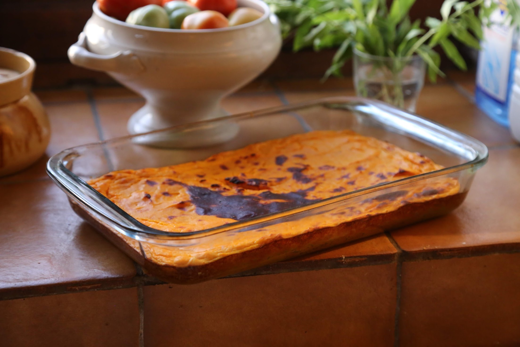 flan de carottes à la noix de muscade
