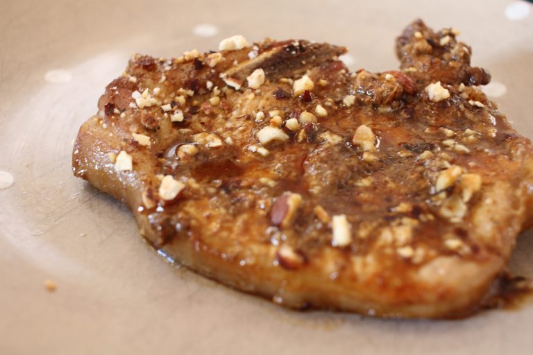 côtes de porc au café