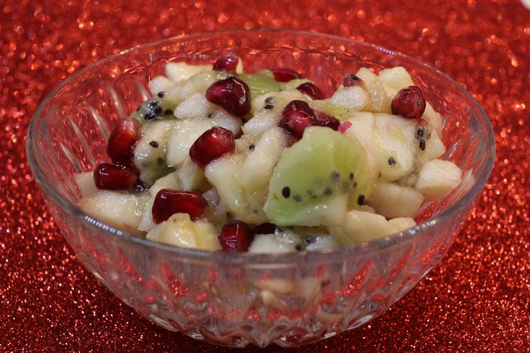 salade de fruits, grenade et bergamote