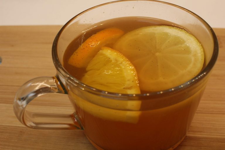 cidre chaud à l'orange