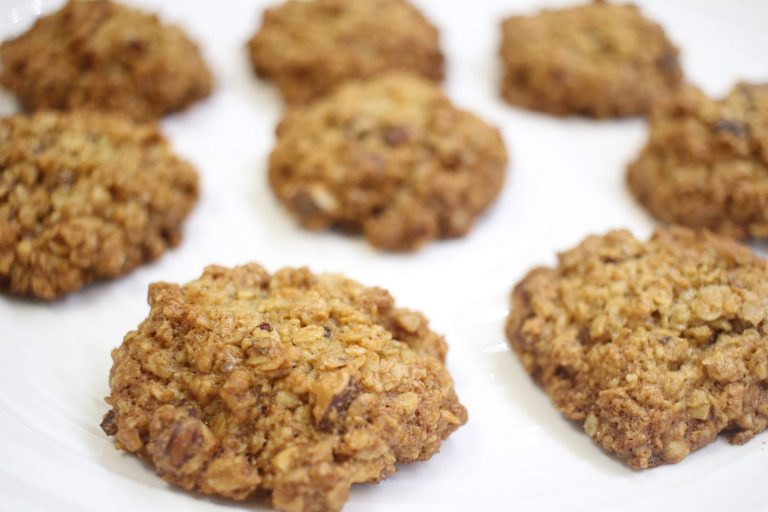 biscuits aux flocons d'avoine et noisettes