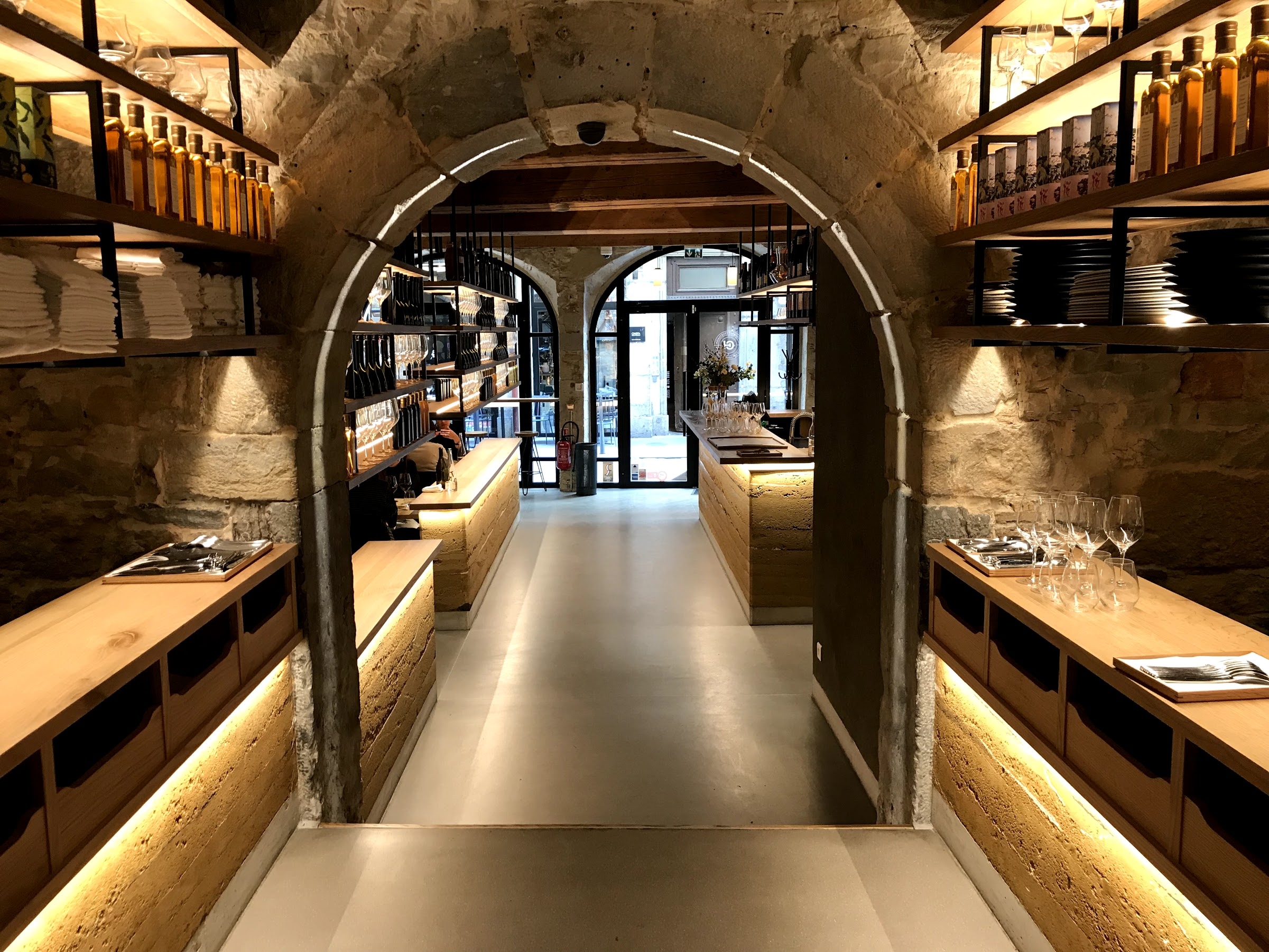 intérieur restaurant Culina Hortus