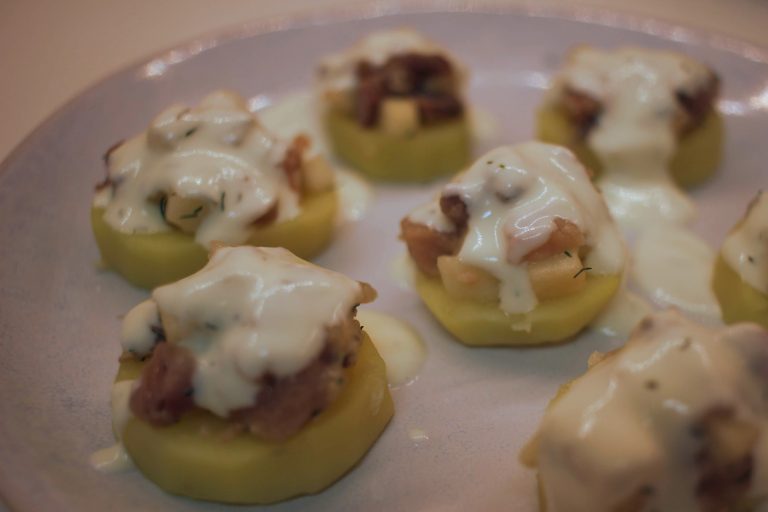 pommes de terre au hareng fumé et pommes