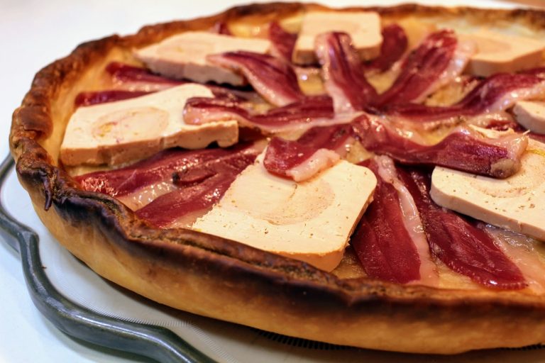 tarte au magret foie gras pomme