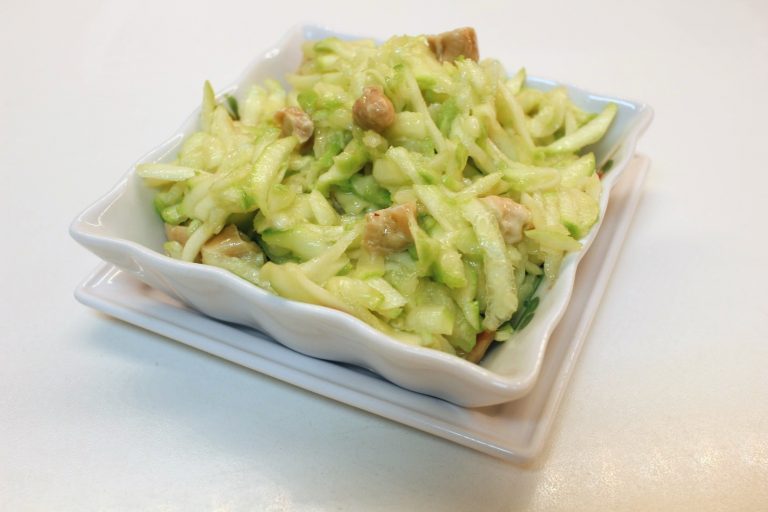 salade de courgettes et noix de cajou