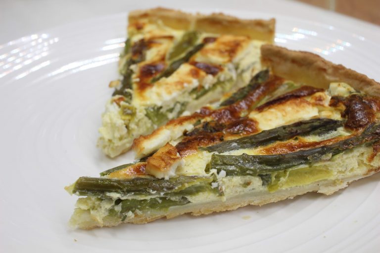 tarte aux asperges vertes