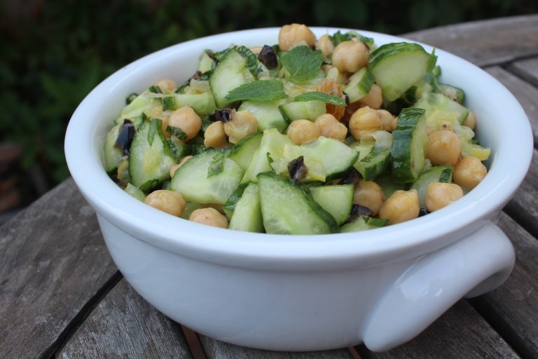 salade de concombre au citron