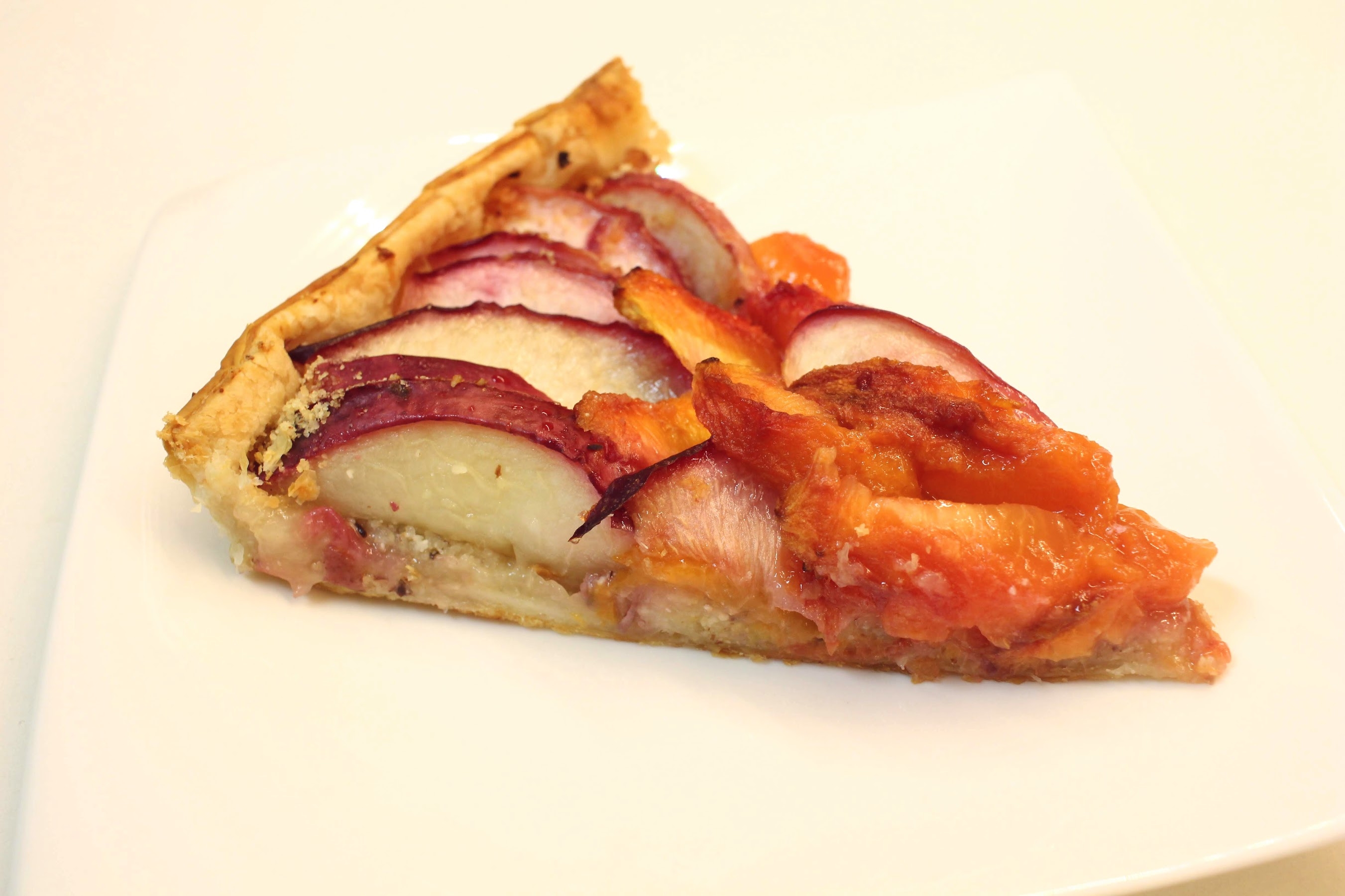 tarte aux pêches