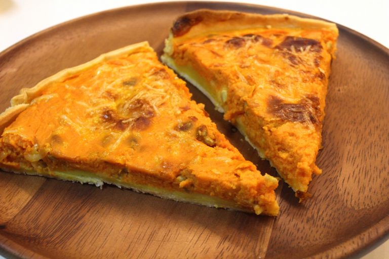 tarte au potiron et curcuma