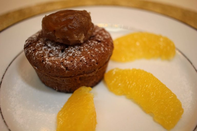 moelleux marron chocolat