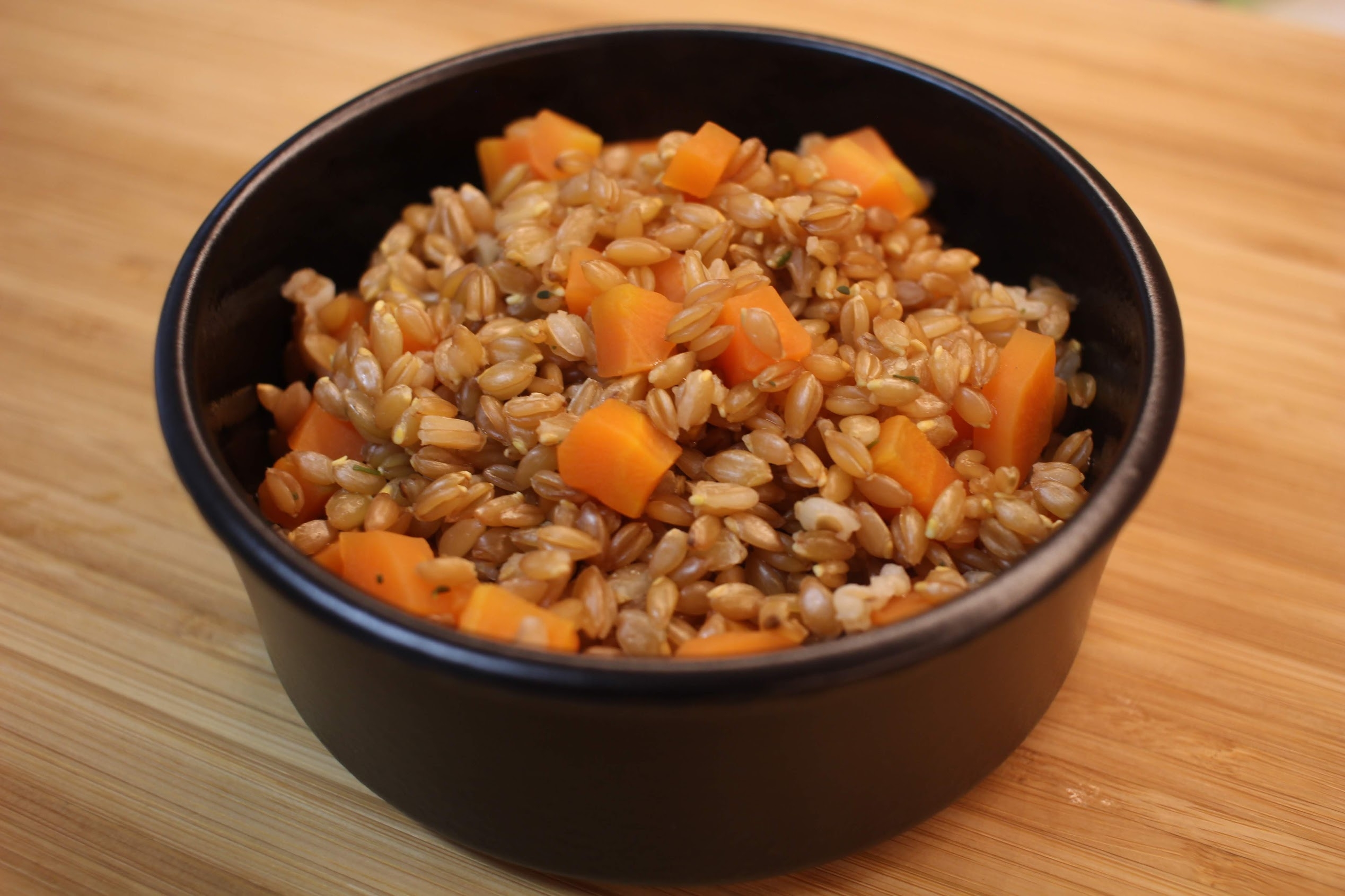 petit épeautre aux carottes