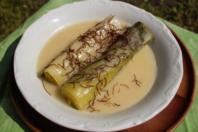 poireaux en sauce blanche