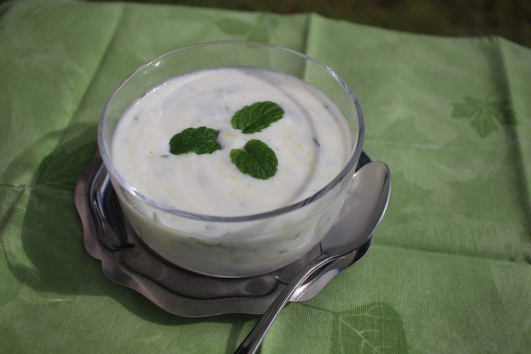 sauce menthe citron