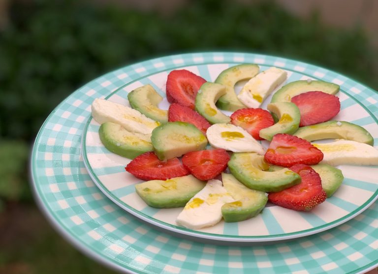 avocat et fraises