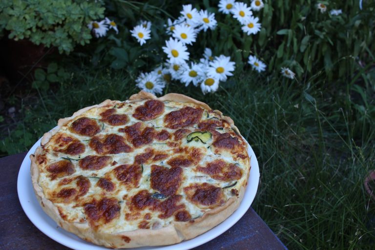 quiche aux courgettes