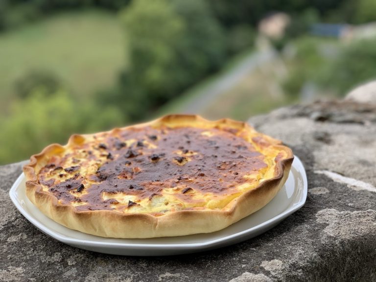 quiche au saumon fumé et feta