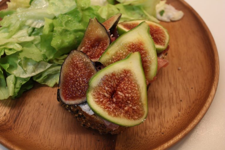 tartines de figue et chèvre
