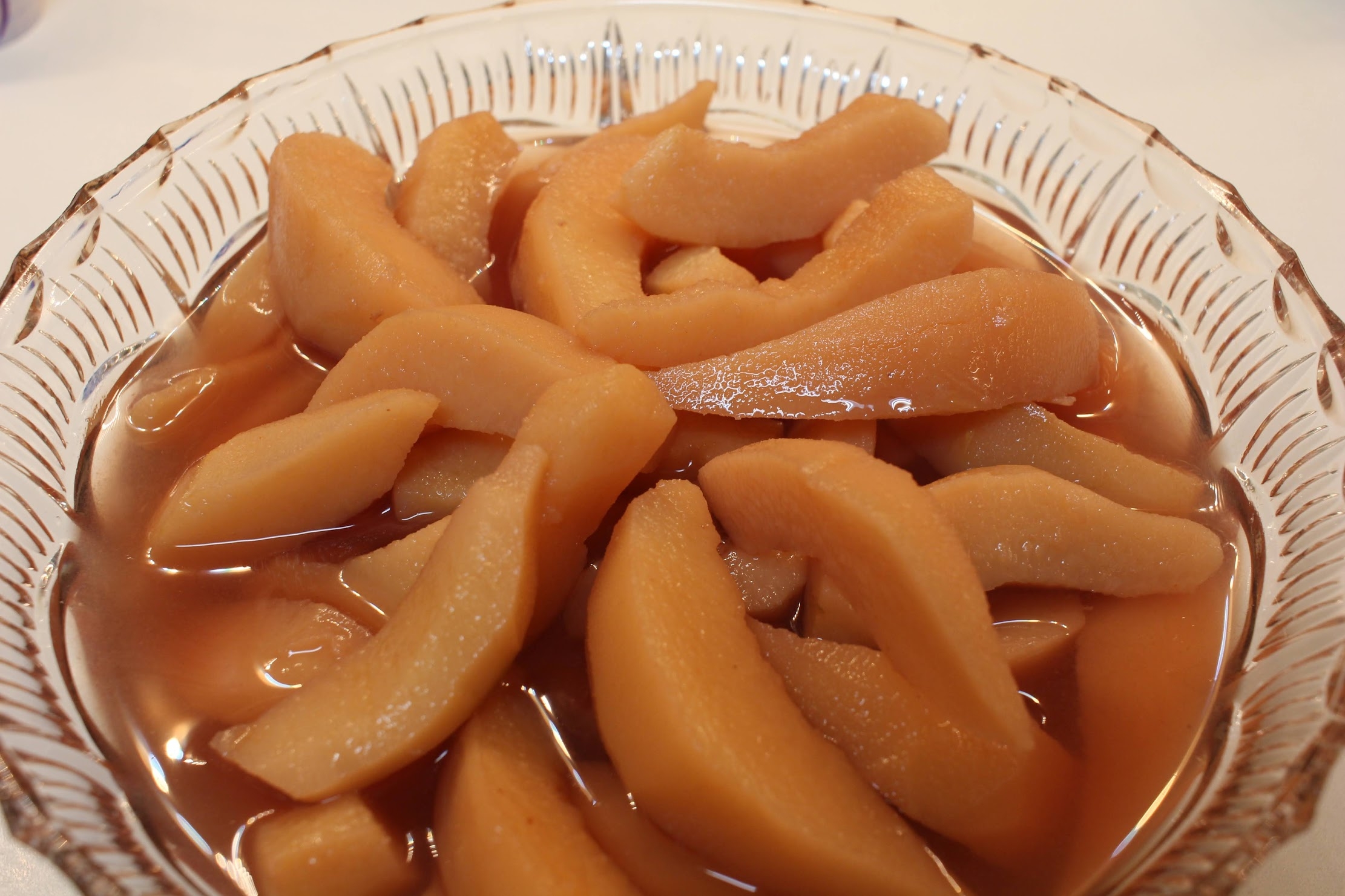 coings cuits a la gelee de groseilles