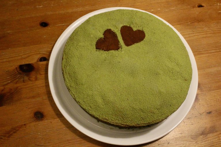 gateau au the matcha