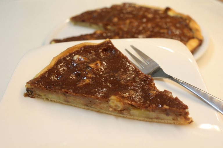 tarte banane chocolat