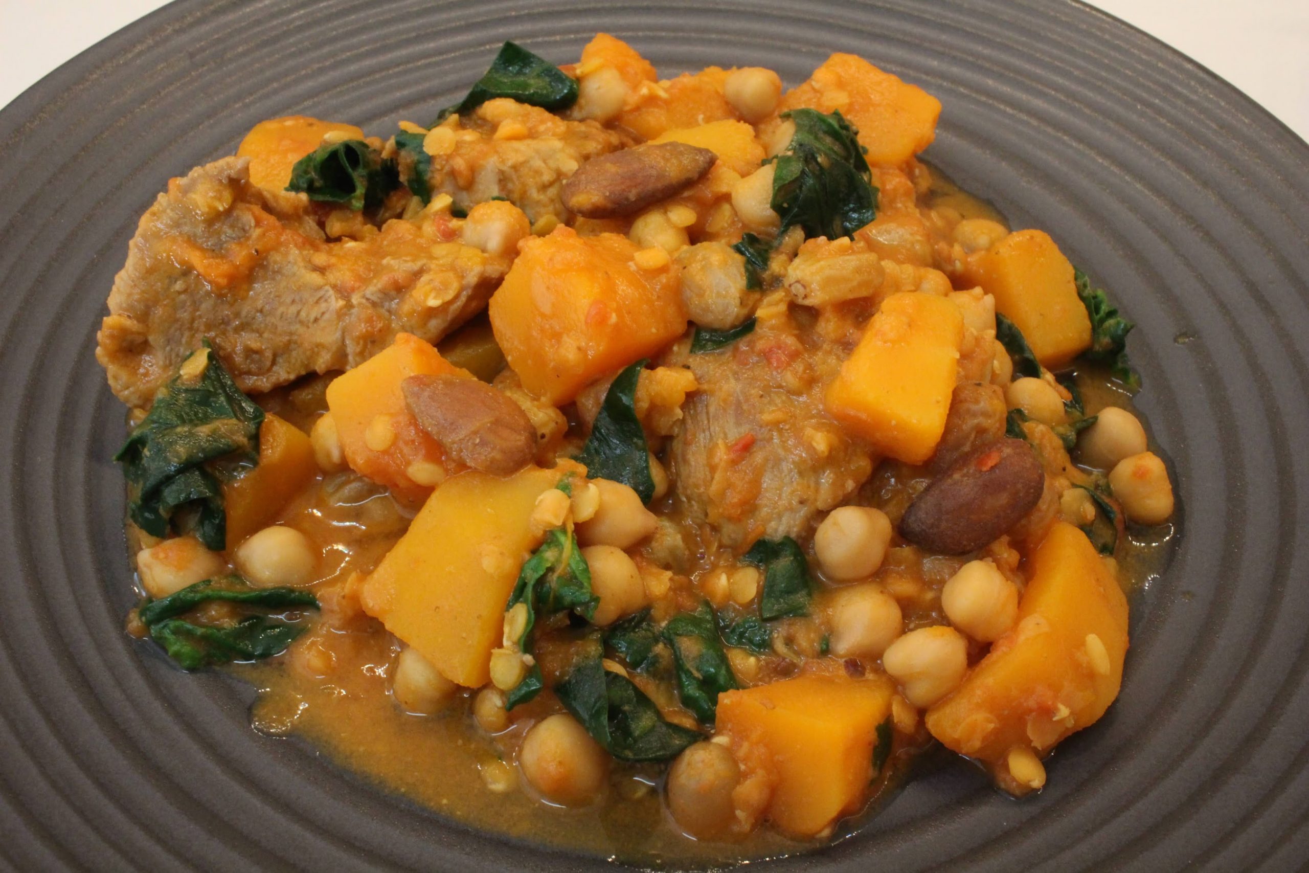 porc au curry et butternut