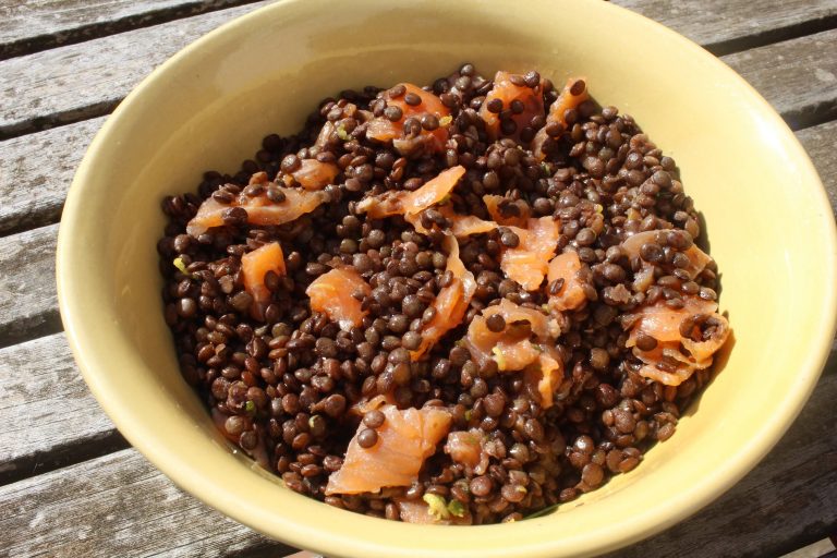 salade de lentilles au citron