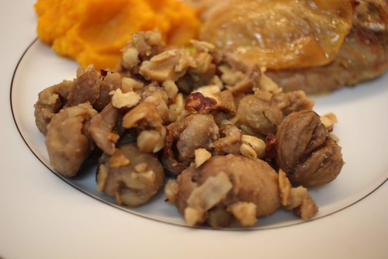 marrons aux fruits secs