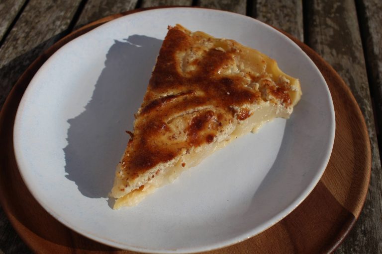 tarte aux poires et noisettes